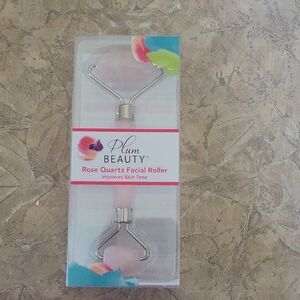 Rose Quartz Facial Roller - Pink